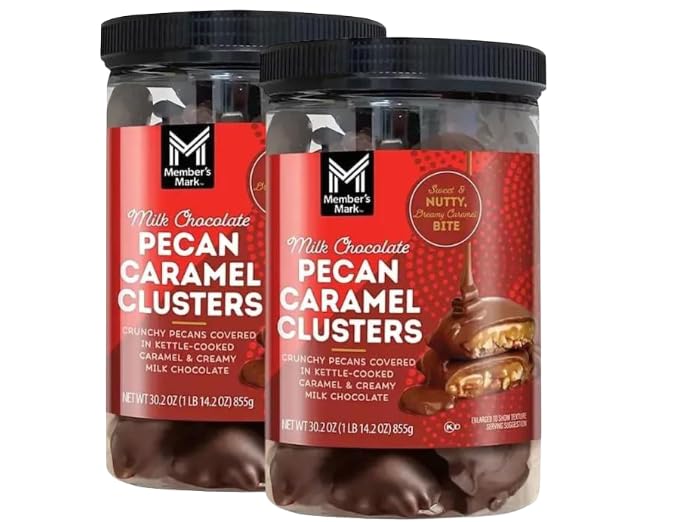 Milk Chocolate Pecan Caramel Clusters (30.2 oz (2 Pack))