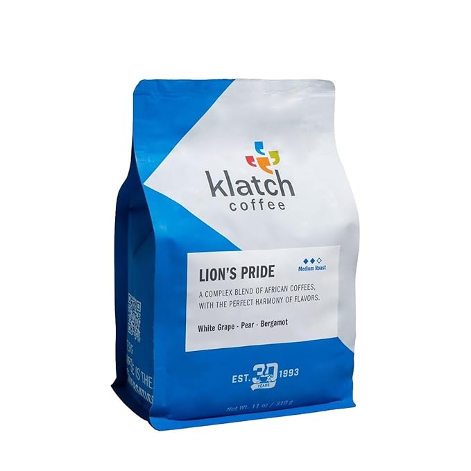 Lion's Pride Blend - Roasted by Klatch Coffee - Whole Bean Coffee - 310 Gram Bag