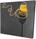 16 x 16 in. Spaghetti Pasta Around A Fork-Print on Canvas