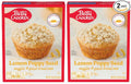 Lemon Poppy Seed Muffin &amp Quick Bread Mix (Pack Of 2 Boxes)14.5 oz