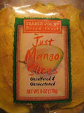 9x 6oz TRADER JOE'S Dried Fruit JUST MANGO SLICES Unsulfured and Unsweetened