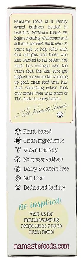 Namaste Waffle Pancake Mix Sugar Free 24x 21 Oz