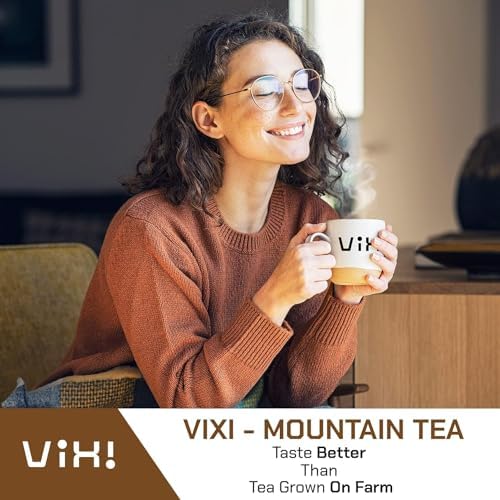 VIXI Jasmine Green Tea Loose Leaves 16 Oz Jazmine Flavored Unsweetened Caffeinated 100% Natural from Ancient Leaf Tea Tree Jasmin Scented Green Looseleaf for Hot and Cold Brew