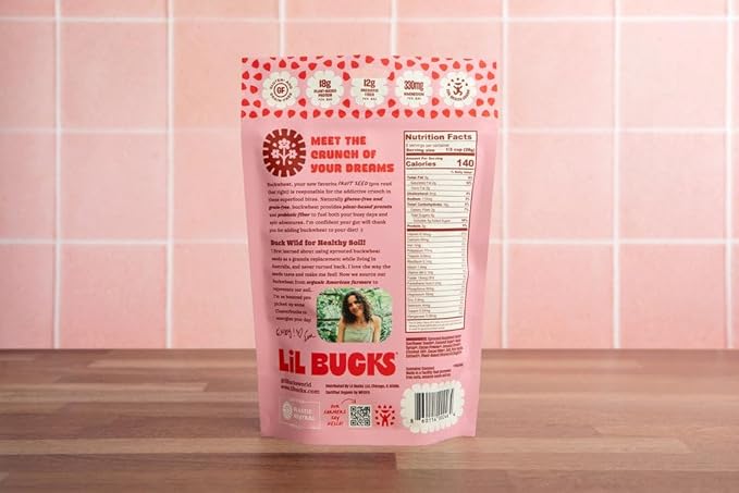 Lil Bucks Clustbucks Chocolate Sea Salt 6 oz (Pack of 6)