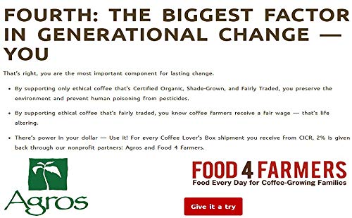 Camano Island Coffee Roasters - Organic Brazil Medium Roast Coffee - Fresh Premium USDA Certified Organic Shade Grown Fair Trade and Ethical