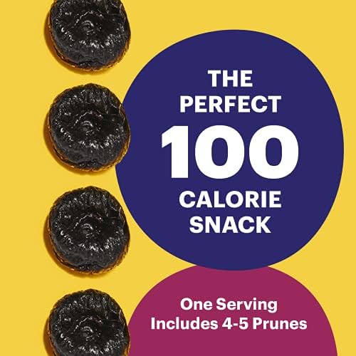 Sunsweet Amazin' Prunes Orange Essence - Prunes Pitted Unsweetened &amp Dried - Gluten Free Vegan Low Fat - Dietary Fiber &amp Natural Minerals - Dried Fruit - 6 oz pouch - 3 Pack