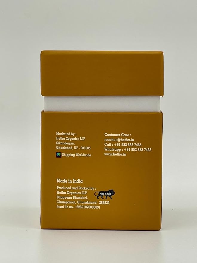Hetha Organics Himalayan Wild Forest Honey - NMR Tested - Raw | Unprocessed | Unpasteurised - 500gm