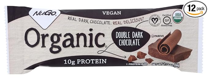 Lifestyle Evolution {Nugo} Bar Nugo Og Dbl Dark Choc 50-grams (Pack of 12)