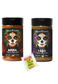 Mexican Traditional Seasoning Mix Asadero-Style Spice Blend for Chicken Beef Pork and Vegetables with Bonus Slap Ya Mama Seasoning Packet (7.3 oz Taco/Birria)