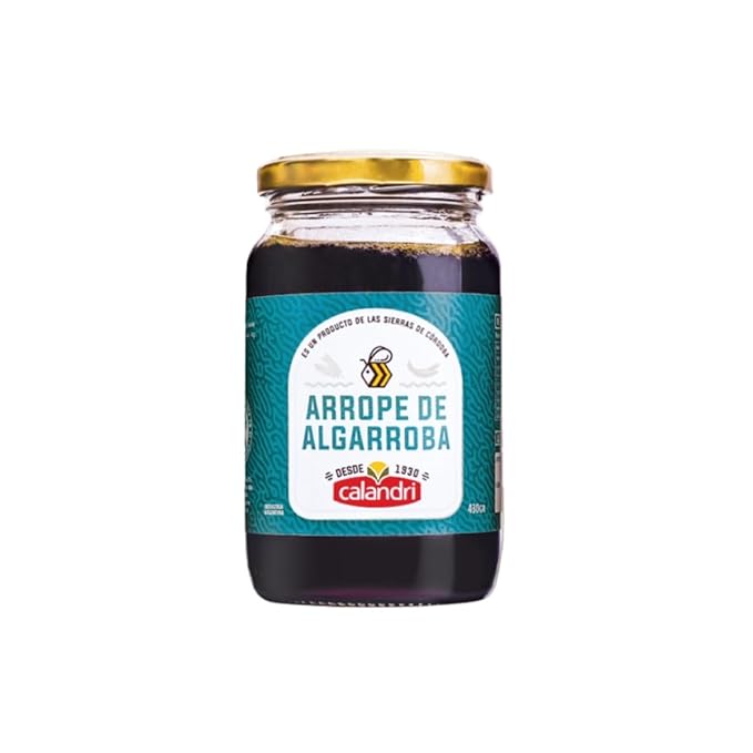 Calandri Arrope – 100% Natural Argentine Syrup Made from Native Fruits and Honey (430g / 0.94lb) (Carob)