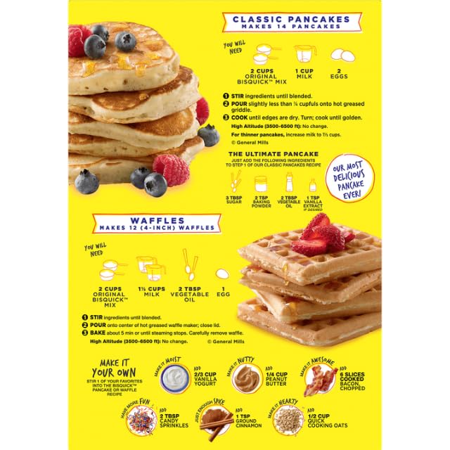Original Baking and Pancake Mix 96 Ounces Makes 155 Pancakes (2 Pack)