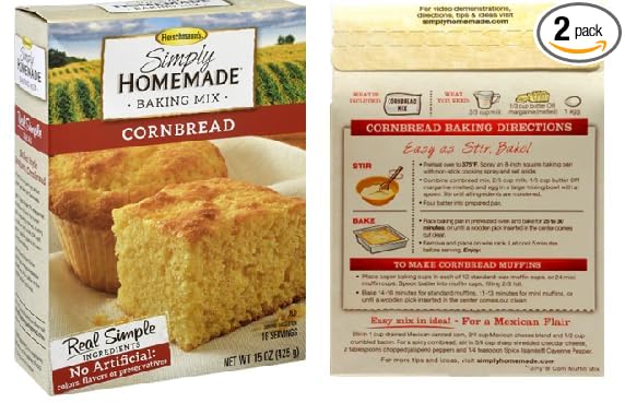 Cornbread Baking Mix (2 Boxes 15 oz. each)