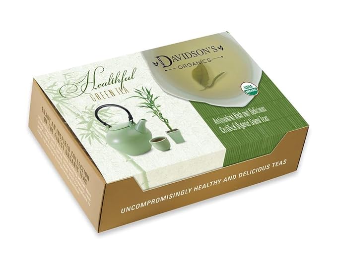 Davidson's Organics Assorted Green Teas 100-count Individually Wrapped Tea Bags