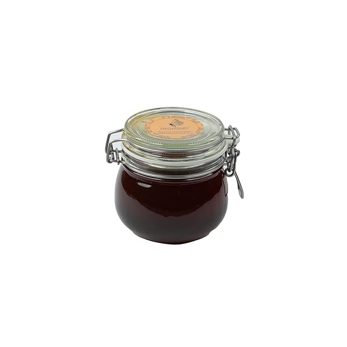 Geohoney Sidr Osaimi Raw Honey from Yemen Premium Grade A++ 700g Brown
