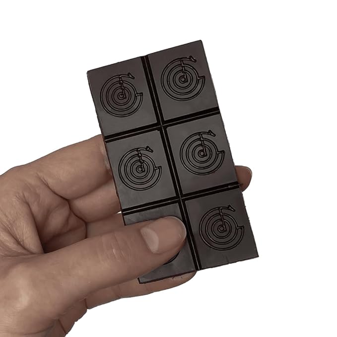 THE GOOD CHOCOLATE - Mini Himalayan Salt Chocolate Bars with Zero Sugar &amp Lower Net Carb - Keto Chocolate Bar Offers Lower Calorie Chocolate Candy - All Natural Non-GMO (Pack of 10)