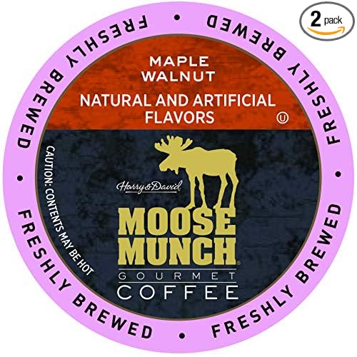 Harry &amp David Moose Munch Coffee in Single Serve Cups 36 Count (Maple Walnut)