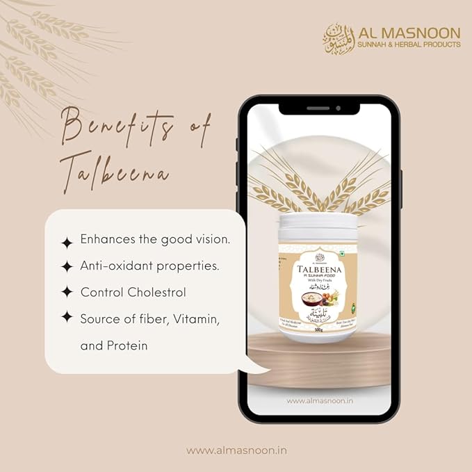 Talbina with Dry Fruit 500g (pack of 1) / A sunnah &amp healthy diet porridge for all age group