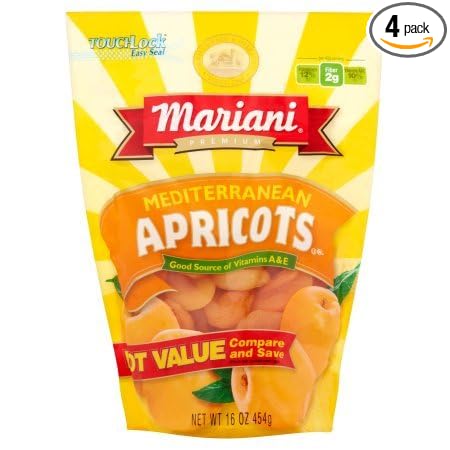 Mariani Mediterranean Apricots (Pack of 4)