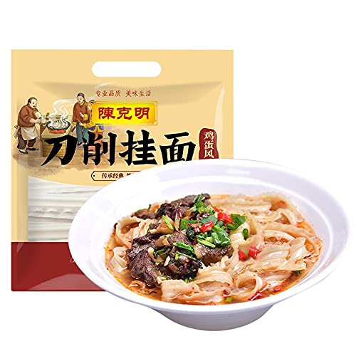 LIUAN Chen Keming Noodles Egg Flavored Knife-cut Noodles 1000g Oil Splashed Noodles Braised Noodles 10mm Wide Noodles Instant Noodles