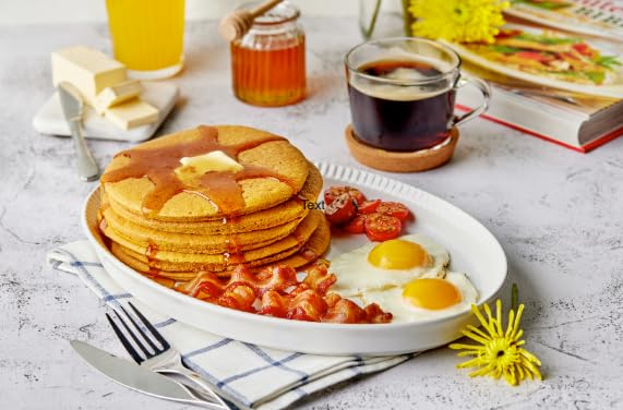 Softylicious High-Protein Pancake Mix – 21g Protein Per Serving Customizable with Your Favorite Toppings – Gluten Free Low Carb Sugar Free High Protein Pancake Mix Easy breakfast or Snack