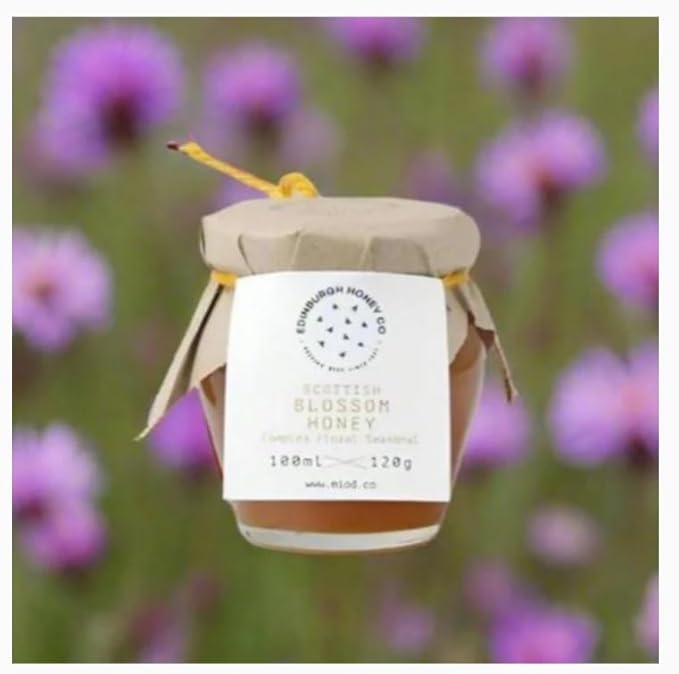 Edinburgh Honey Co. Set of 2 Jars Scottish Blossom Honey 100 ml Each