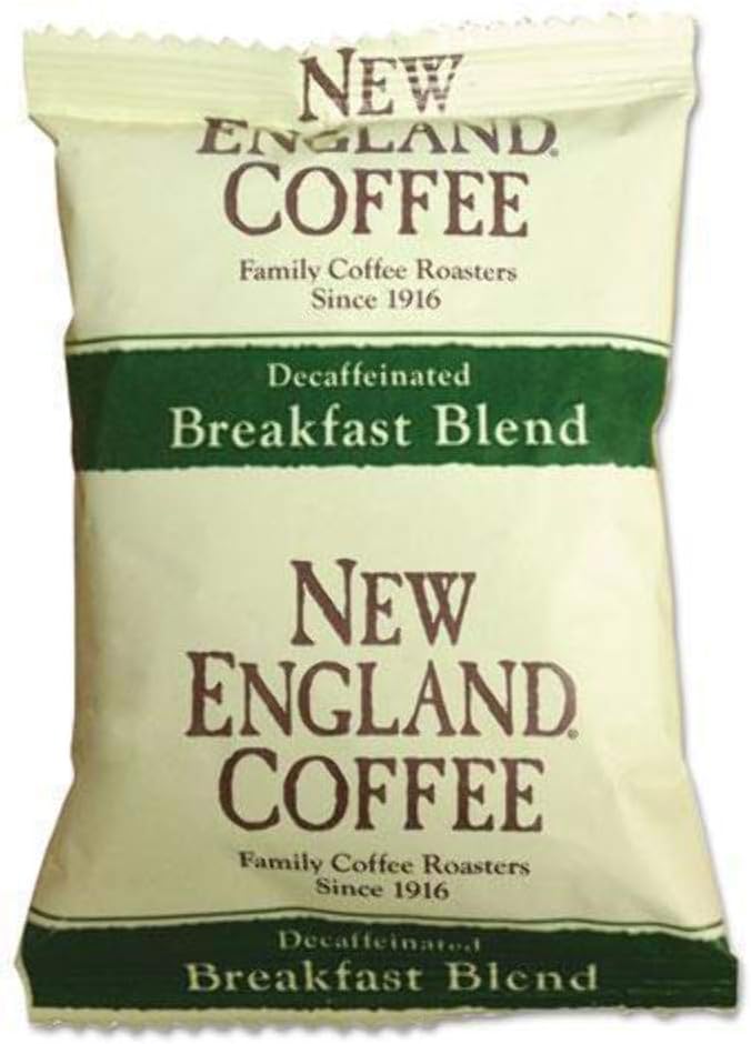 New England Coffee Coffee Portion Packs Breakfast Blend Decaf 2.5 Oz Pack 24/box