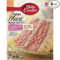 Betty Crocker Super Moist Cake Mix Strawberry 15.25 Oz (Pack of 4)