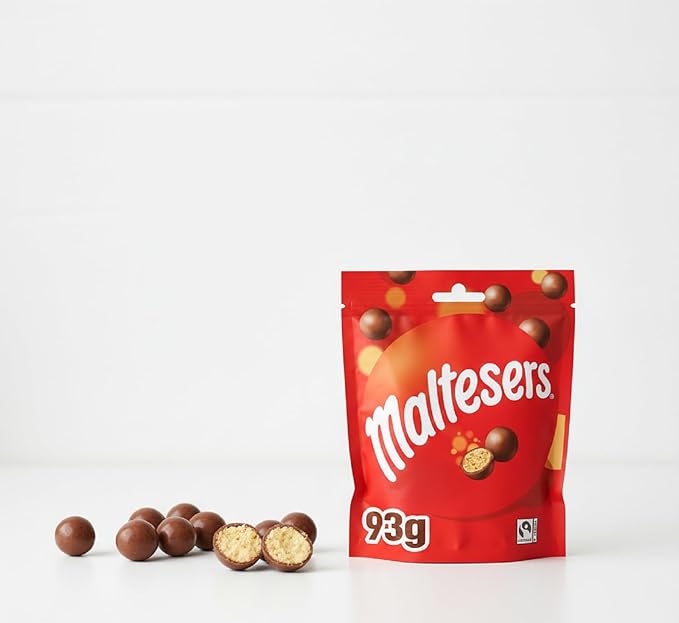 Maltesers Standard Chocolate Pouch 93g (Pack of 3)