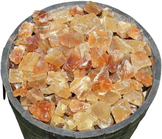 1 Piece Rough Natural Honey Calcite (Raw Crystal Caramel Calcite)