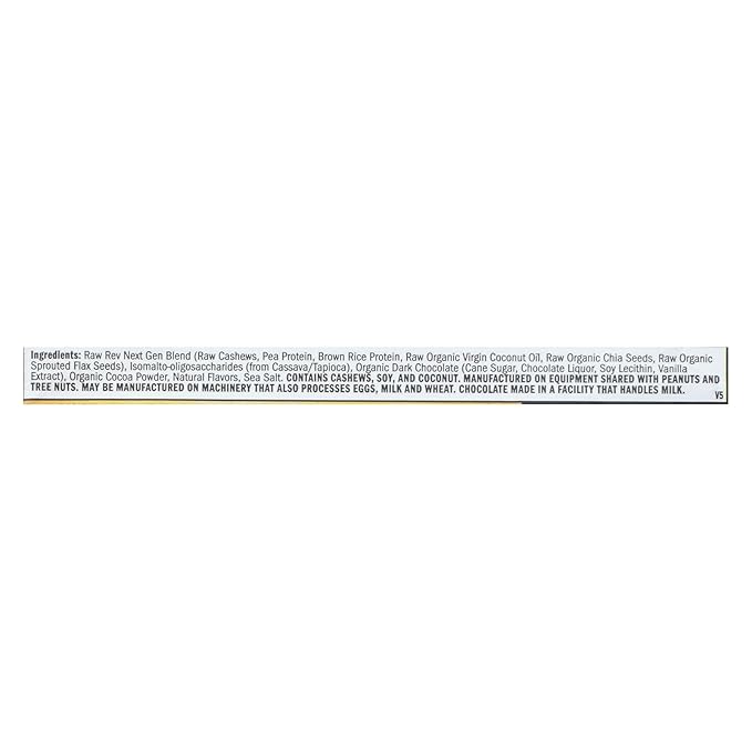 RAW REVOLUTION Bar Rev Glo Dbl Choc Brni Pack of 12 Size 1.6 OZ (Gluten Free Kosher Vegan)