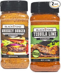 BBQ Grill Seasonings by Blackstone - 2 pack - Whiskey Burger and Taquilla Lime