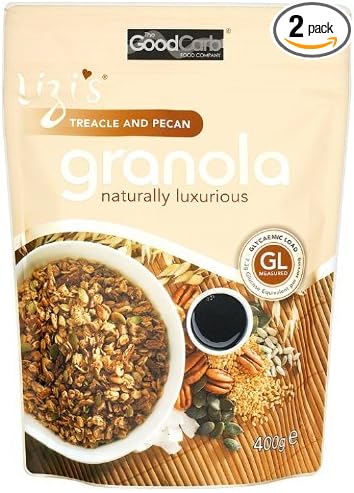 (2 Pack) - Lizi's - Treacle Pecan Cereal | 400g | 2 Pack Bundle