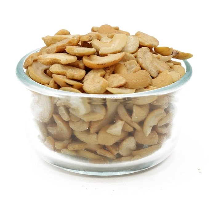 C.J. Dannemiller Cashew Halves Bulk 10 LB Box Roasted &amp Unsalted Split Cashews Perfect for Snacking Cooking Trail Mixes
