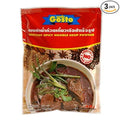 Gosto Instant Spicy Noodle Soup Powder (Nam-Tok) 208 g.(Pack of 3)NO MSGNO COLOR and PRESERVATIVE ADDED ...Ship By naveenana shop.