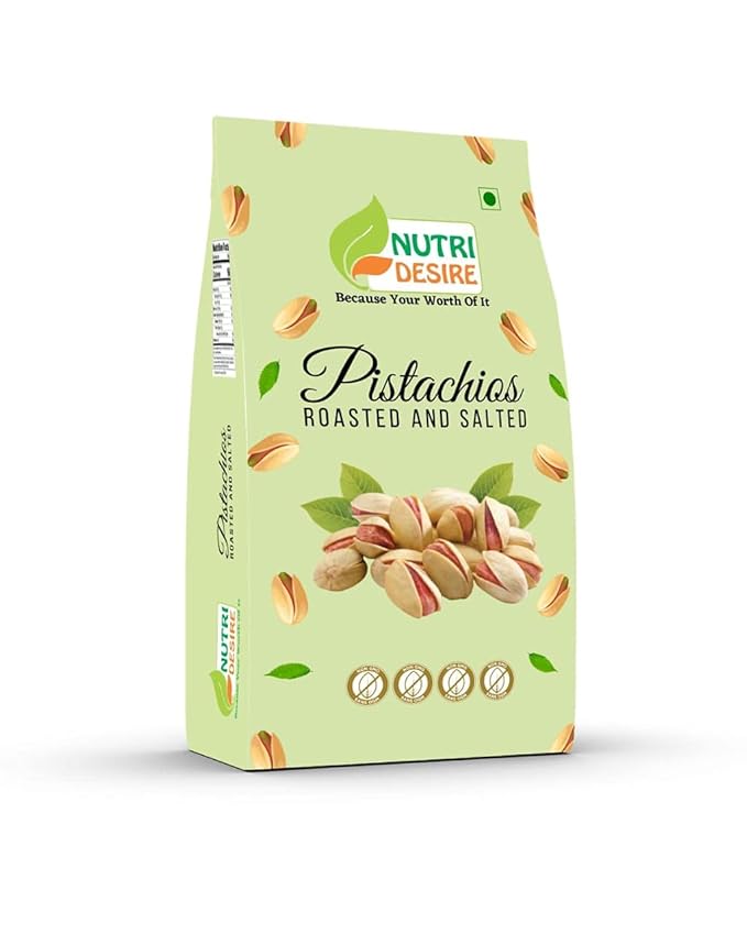 Nutri Desire Dry Fruits Combo Pack - (250g x 4) 1kg ( California Almonds Cashews Roasted salted Pistachios Green Raisins)