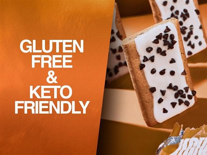 Legendary Foods 22g Protein Pastry 0g Added Sugar Low Carb Gluten Conscious Keto Snack Ideal for Glucose Management Includes Whey Protein Isolate 8 Pack Campfire S'mores