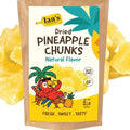 IAN's Dried Pineapple Chunks (2lb) Sweetened With Natural Cane Sugar - Dehydrated Pineapple Chunks Candied Pineapple Dried Fruit Energy Snacks