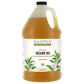 Banyan Botanicals Sesame Oil – Organic &amp Unrefined Ayurvedic Oil for Skin Hair Oil Pulling &amp More – Multiple Sizes – 128oz. – Non GMO Sustainably Sourced Vegan