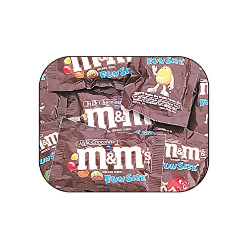 M&ampM's Candy Fun Size Packs - Milk Chocolate: 5LB Bag
