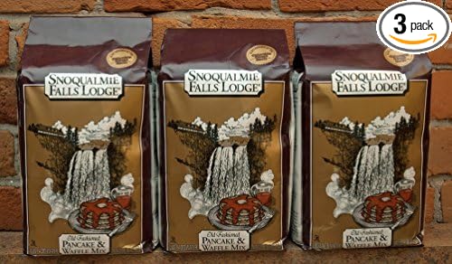 Snoqualmie Falls Lodge Old Fashioned PANCAKE &amp WAFFLE Mix 5lb. (3 Bags) by N/A