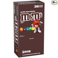 M&ampM'S Milk Chocolate Candy Full Size 1.69 oz Bag Pack of 36 Bulk Candy Chocolate