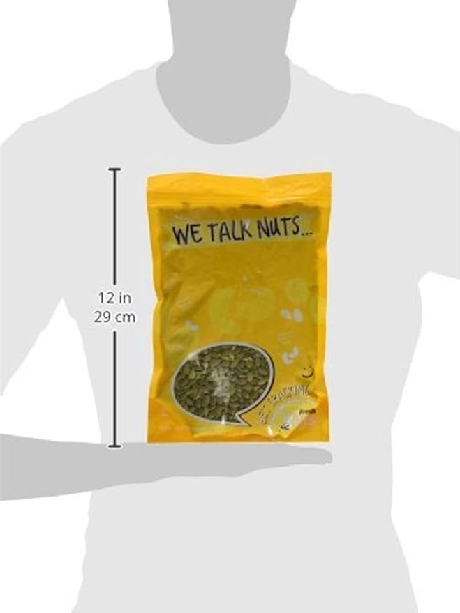 Dry Roasted Pepitas/Pumpkin Seeds with Himalayan Salt (2 Lbs.) - Roasted to Perfection in Small Batches for Added Freshness - Vegan &amp Keto Friendly - Farm Fresh Nuts Brand