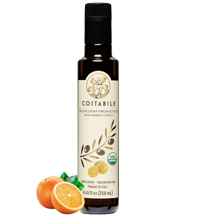 Orange &amp Lemon Infused Extra Virgin Olive Oil &amp Classic Blend combo. All-natural olive oils. 100% Italian. COSTABILE