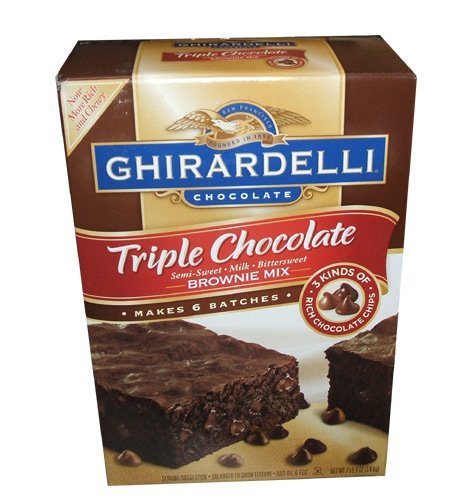 Ghirardelli Triple Chocolate Chip Brownie Mix 120-Ounce by Ghirardelli