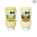 Zafran Salsa Showy Original 390gr y Salsa Showy Ajo 390gr (2 Pack) Showy Zafran Sauce Showy Garlic Sauce Colombian Showy Sauce Showy Safran Sauce Showy Garlic