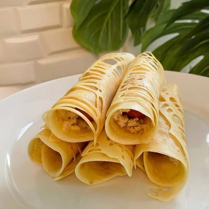 เชฟจ๋า Crispy Thai-Style Crepe Mix Easy-to-Prep Golden Pancake Batter for Sweet and Savory Snacks (150g)