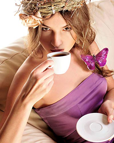 Skinnygirl Half Caff Coffee Pods for Keurig K Cups Brewers Reduced Caffeine Medium Roast Coffee in Single Serve Cups 24 Count