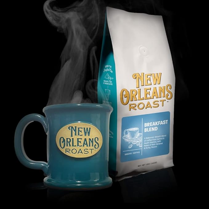 New Orleans Roast - Breakfast Blend Ground Coffee 12oz (Pack of 3)