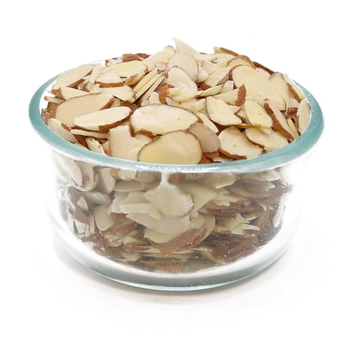 C.J. Dannemiller Sliced Almonds Bulk 25 LB Box Sliced RAW Almonds Perfect for Snacking Baking Cooking