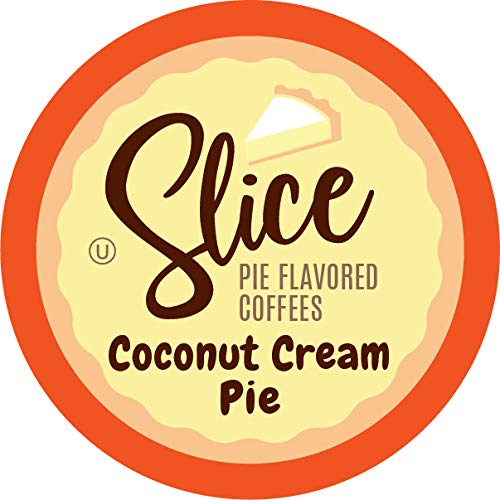 Slice Coffee Flavored Coffee Pie for Keurig K Cup Brewers Coconut Cream 40 Count (Pack of 1)